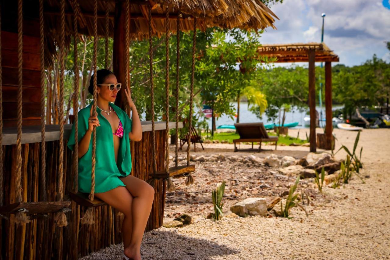 Hotel Y Beach Club Casa Mia Xulha -Bacalar Xul-Ha Dış mekan fotoğraf
